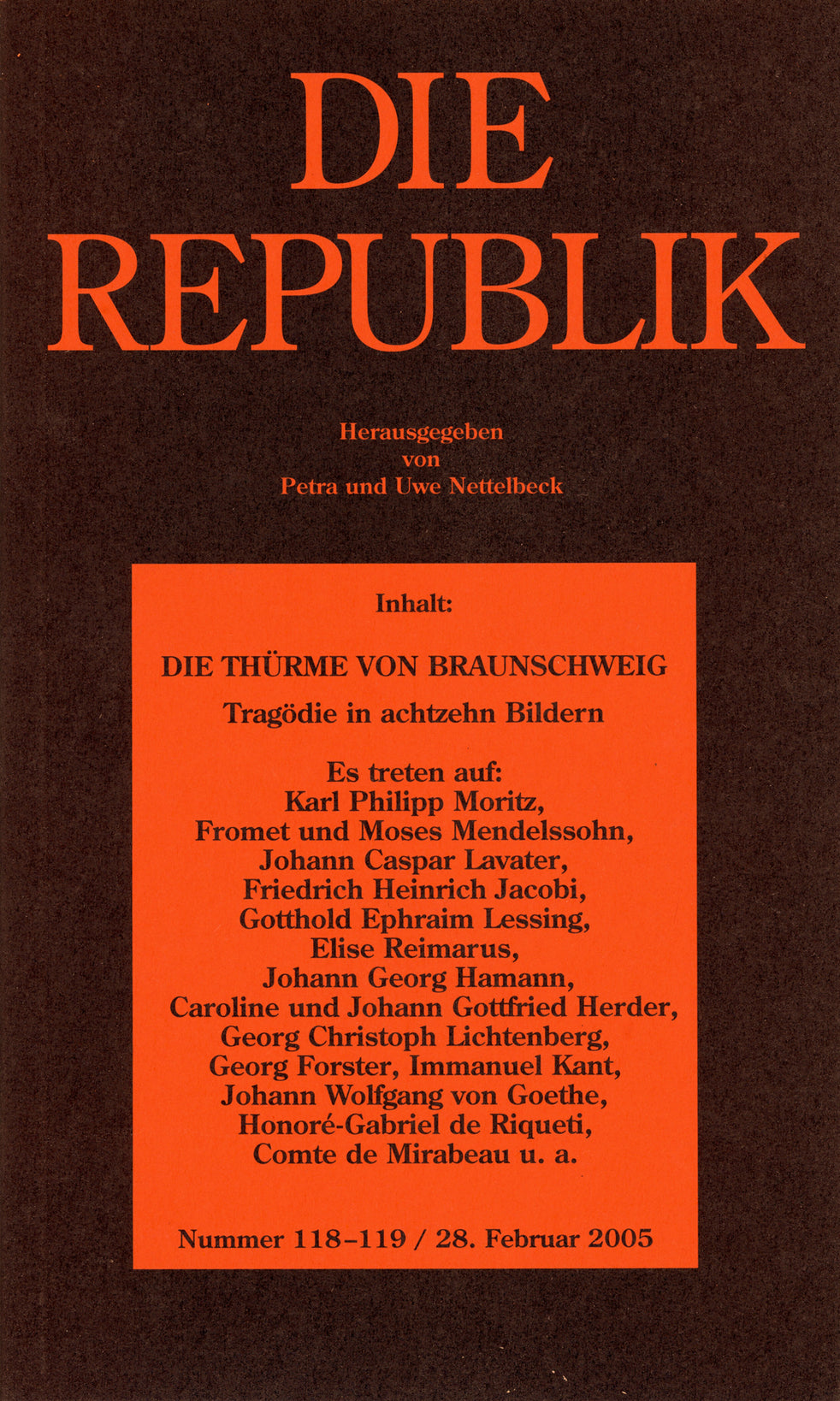Cover Die Republik Nr. 118–119